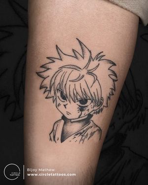 Anime Tattoo made by Bijoy Mathew at Circle Tattoo Indore 