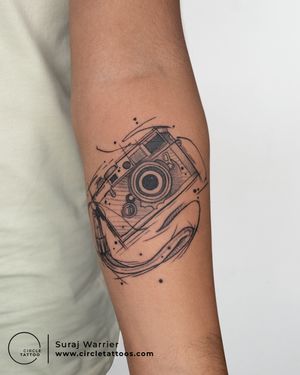 Camera Tattoo made by Suraj Warrier at Circle Tattoo India 
