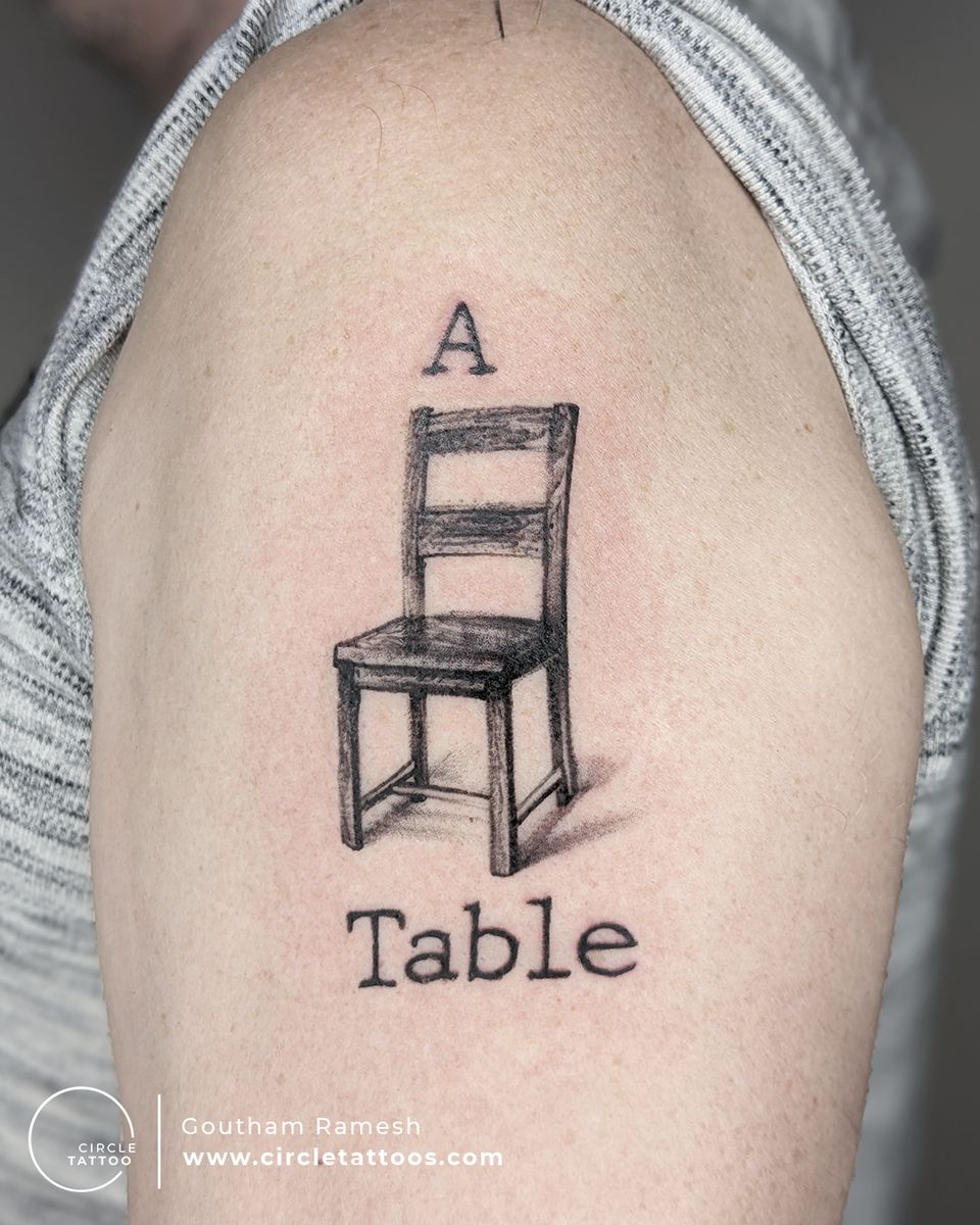 Tattoo uploaded by Circle Tattoo • Gogo Chair Tattoo made by Goutham Ramesh at Circle Tattoo