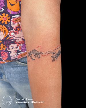 Forever Hand Tattoo made by Swarain Pawar at Circle Tattoo Dadar 