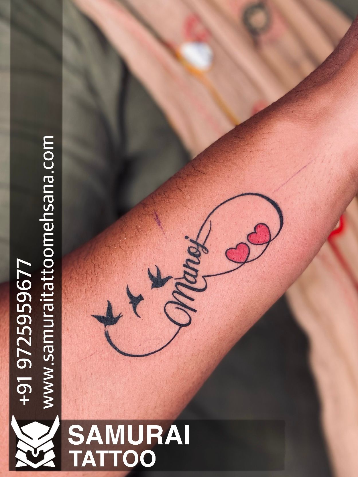 Sidhu moose wala tattoo on his bithday ✌️✌️ | By IronpoketattoosFacebook