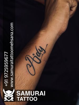 Ajay tattoo |Ajay name tattoo design |Ajay name tattoo 