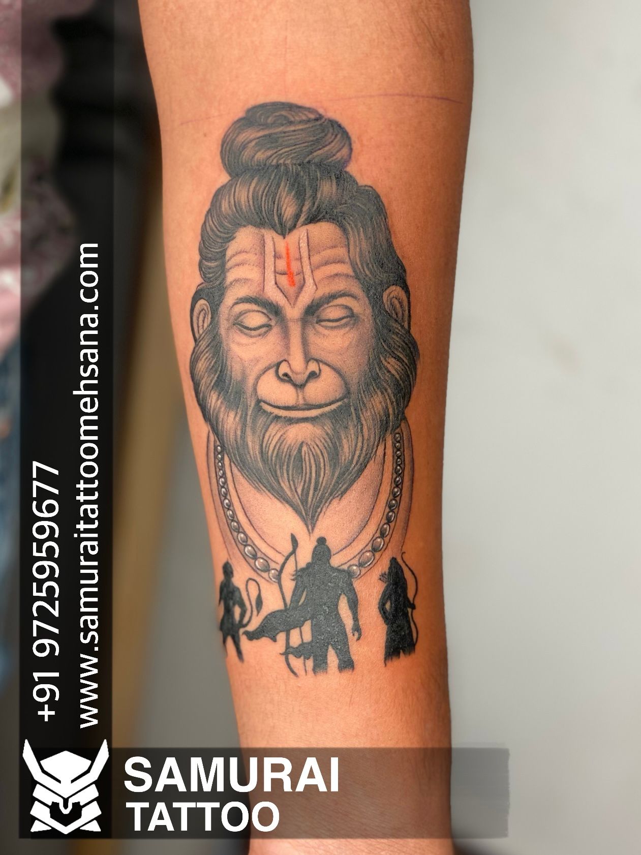 Lord Hanuman Ji with Ram Tattoo Love Waterproof Temporary Body Tattoo :  Amazon.in: Beauty