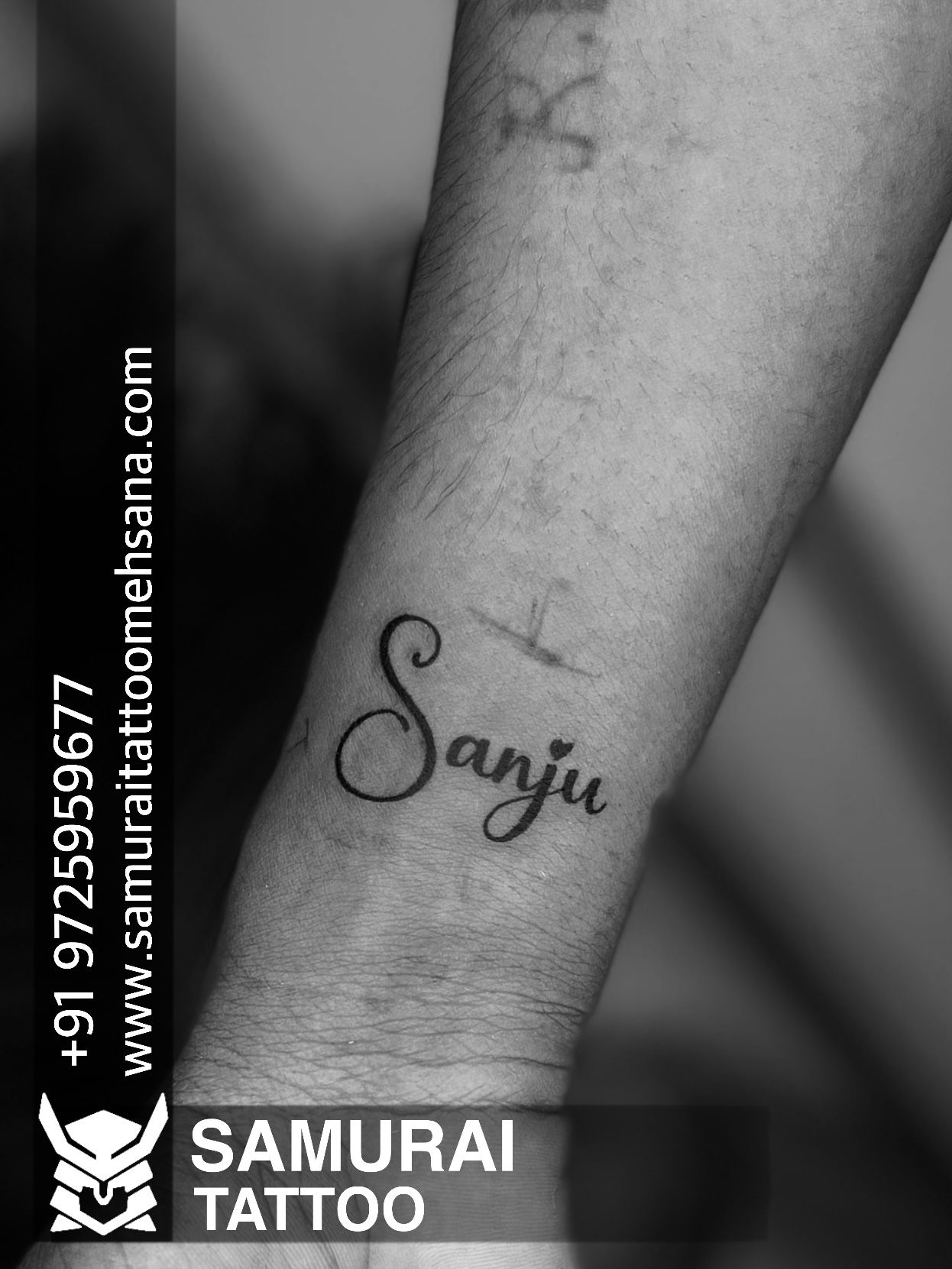 Sanjay name tattoo design - YouTube