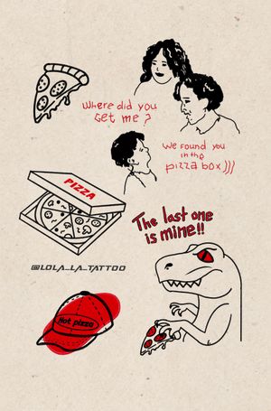 Pizza tattoos