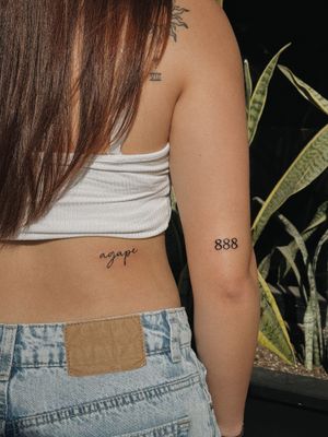 Two meaningful tattoos