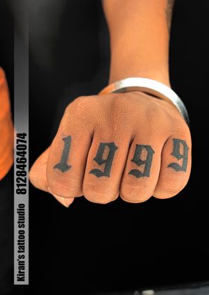 finger tattoo | date tattoo | kiran tattoo 