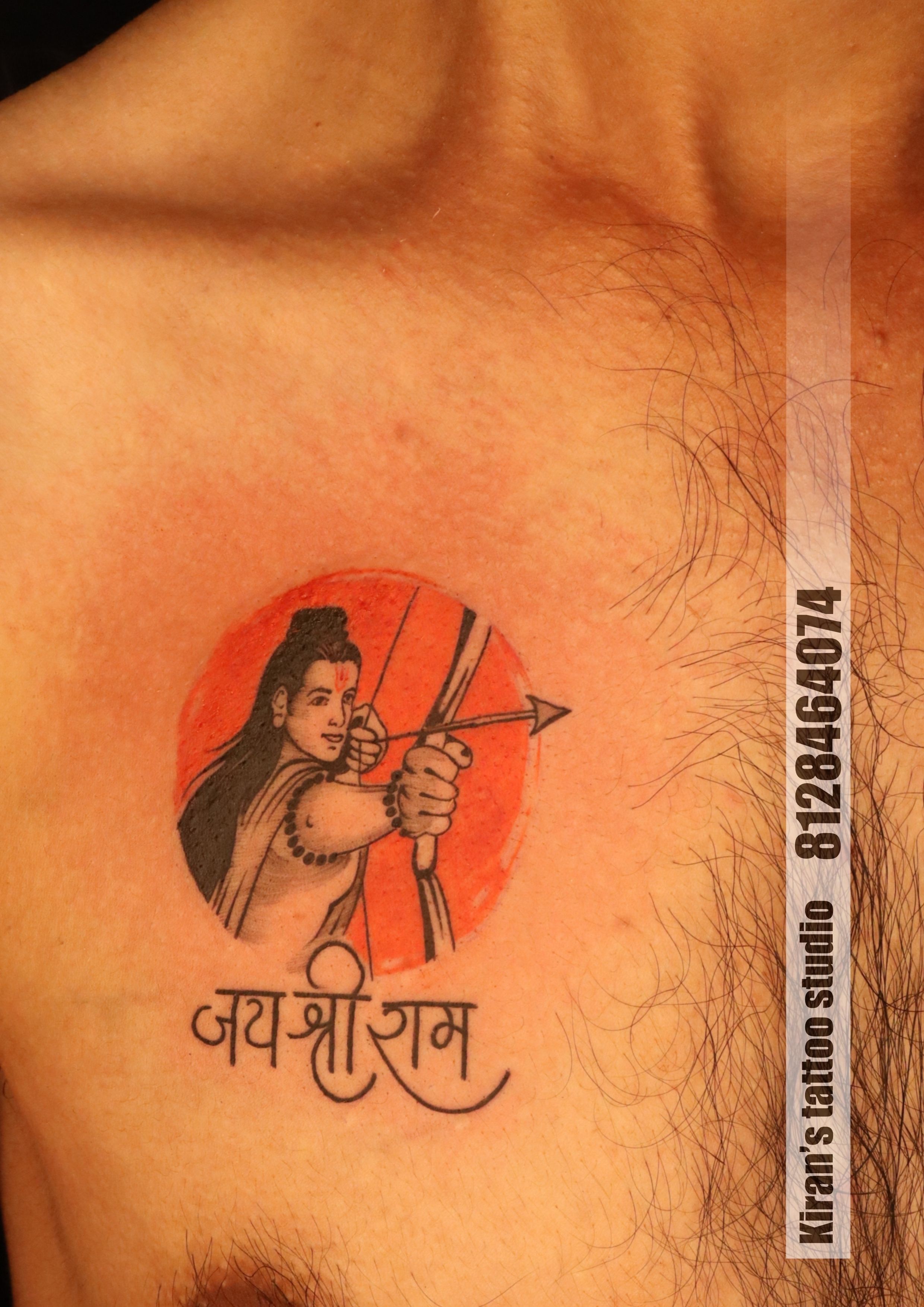 Shree Ram Armband Tattoo ❤ . By - @jayrunwal . . #tattoos #peacockfeathers  #tattooartwork #tattoo #colortattoos #blacktattoo #insta... | Instagram
