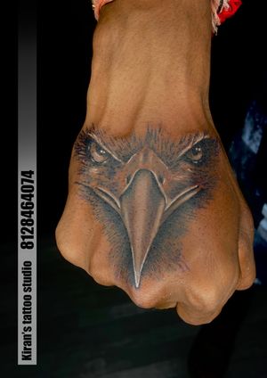 eagle tattoo | tattoo on hand | kiran tattoo