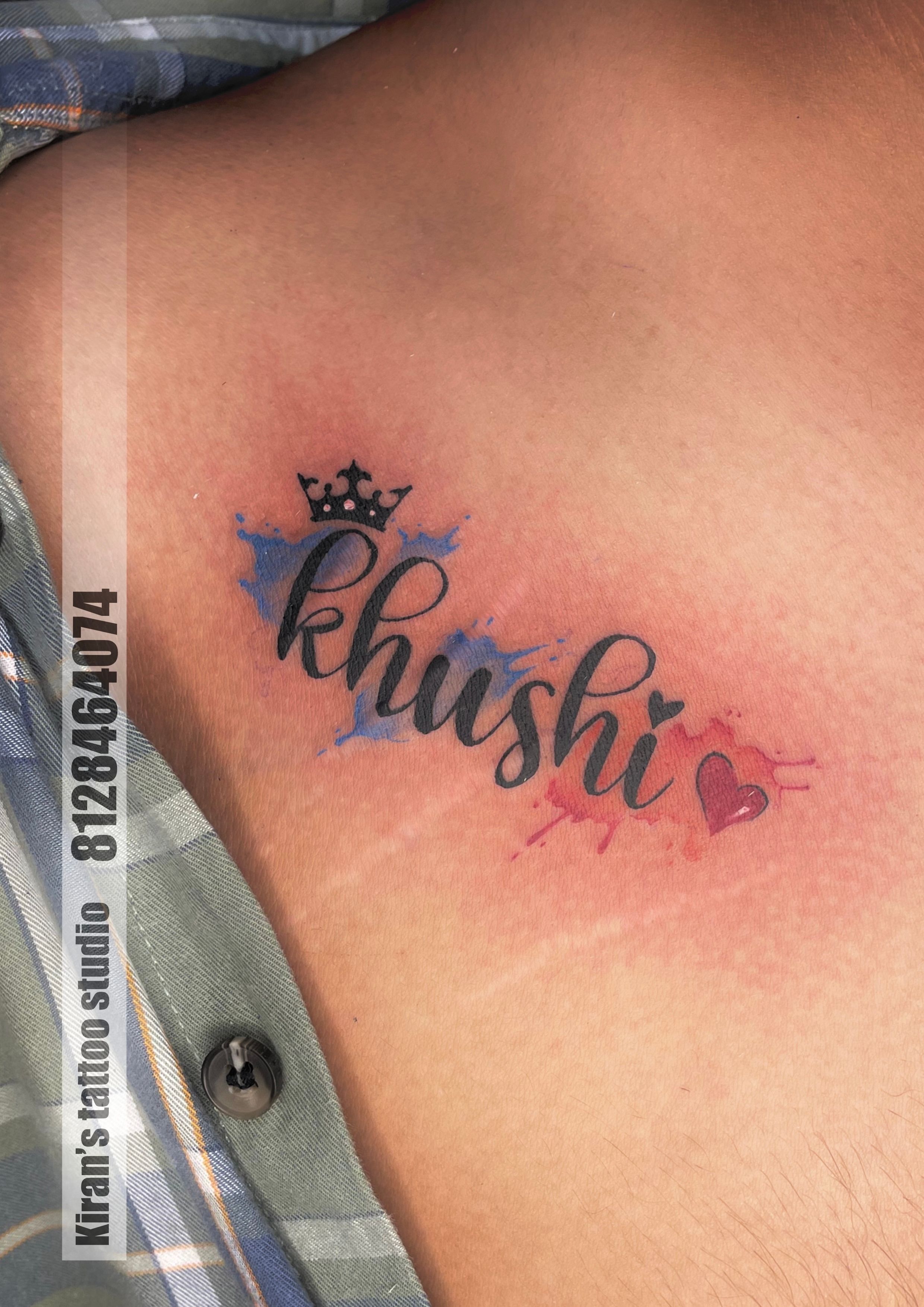 Khushi Name Tattoo | Name tattoo, Couple tattoos unique, Tattoos