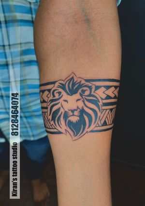 lion tattoo | band tattoo | lion band tattoo | kiran tattoo 