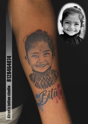 portrait tattoo | face tattoo | tattoo in mehsana | kiran tattoo 