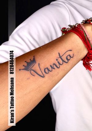 name tattoo | name tattoo ideas | vanita name 
