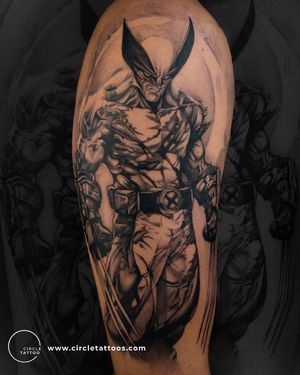 Wolverine Tattoo made at Circle Tattoo India