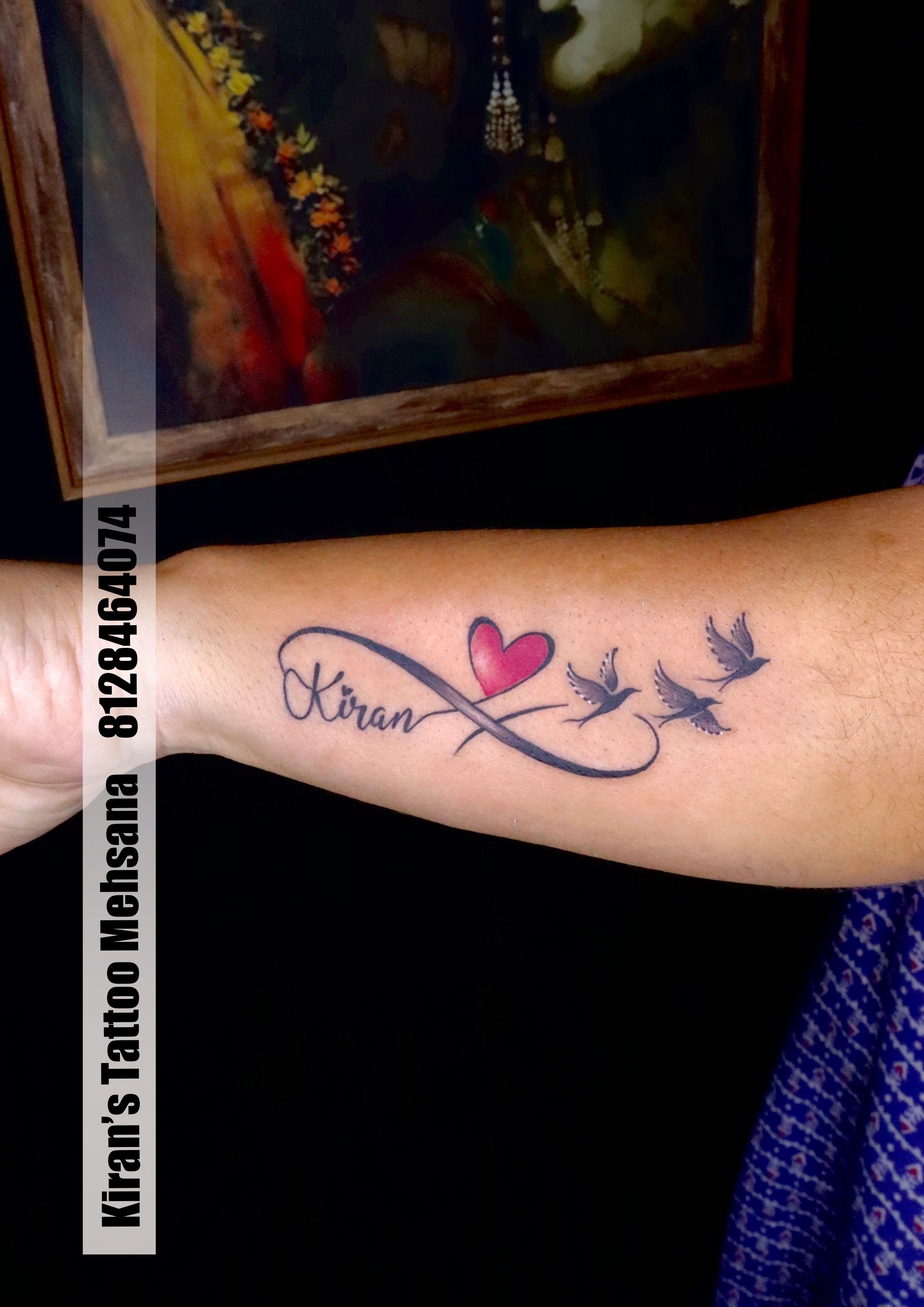 kiran tattoo | kiran name tattoo |kiran |deesa | Tattoos, Tattoo artists,  Tattoo sketches
