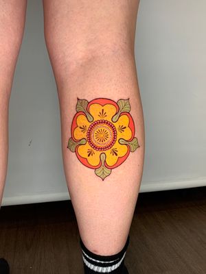 Experience the beauty of a tudor rose in stunning illustrative style by the talented artist Liam Collins.