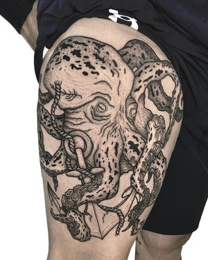 Kraken by La Dorada Tattoo