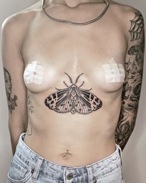 Moth by La Dorada Tattoo