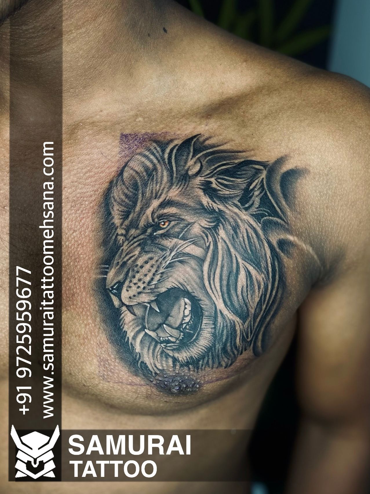 Zodiac sign lion tattoo idea | TattoosAI