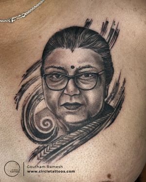 Portrait Tattoo made by Goutham Ramesh at Circle Tattoo Bangalore