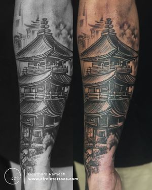 Tattoo uploaded by Circle Tattoo • Custom Japanese Theme Tattoo made by ...