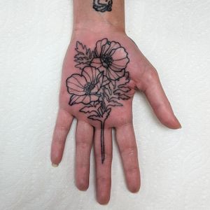 One of my most recent palm tattoos 