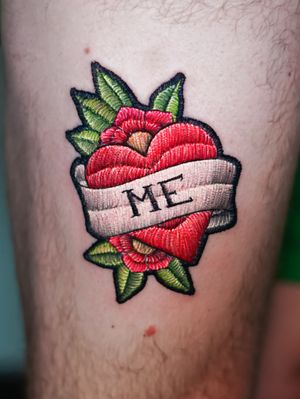 patch embroidery tattoo
