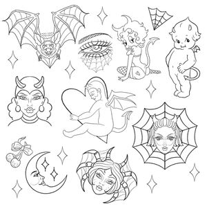 Halloween flash. All designs £80-£150. Message to book…
