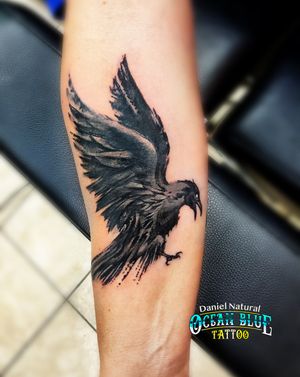 Raven Tattoo by Daniel Natural
