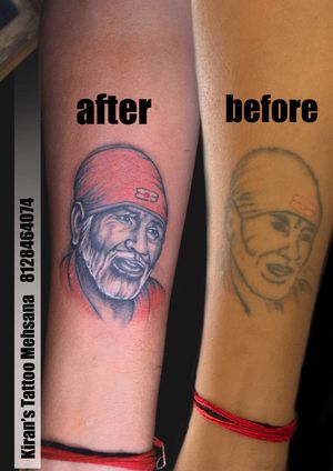 Saibaba Tattoo | Sai Tattoo | Coverup Tattoo