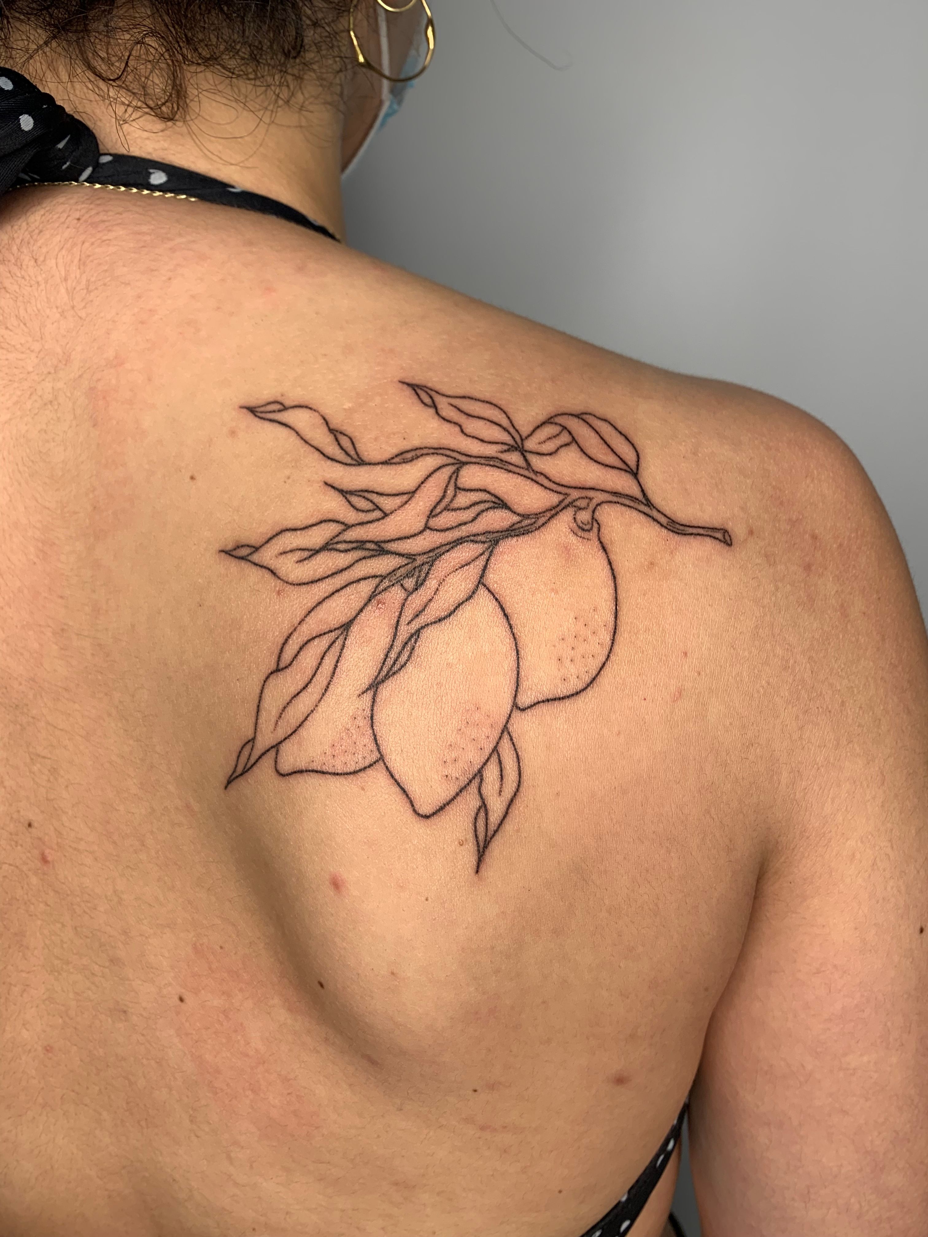 Botanical lemon tree done by Leonka in Etther museum, Valencia (Spain) : r/ tattoos