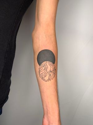 Unique freehand design by artist Dan Bramfitt, known as Danyul. Bold, minimalist style with intricate details.