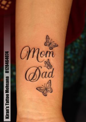 Mom Dad Tattoo | Mapa Tattoo | Ma Tattoo