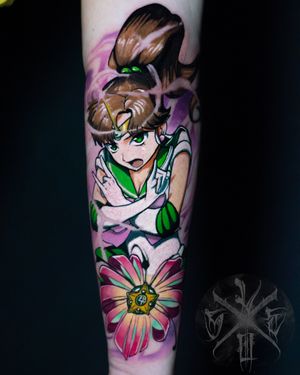 ❌ Sailor Jupiter from Sailor Moon Anime❌ #tattoo #tatuaż #tatuaze #anime #manga #otaku #sailorjupiter #jupiter #sailormoon #czarodziejki #ksiezyca #przedramie #kobiecy #pattern #abstract #kolortattoo #tatuazkolorowy #warszawa #polska #polandtattoos