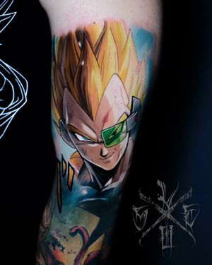 ❌ Vegeta SSJ ❌#vegeta #dragonball #warszawa #super #saiyan #anime #manga #polska #ramie #otaku #kolor #scouter #z #super