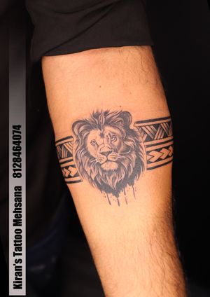 Lion Tattoo | Lion Band Tattoo | Band Tattoo