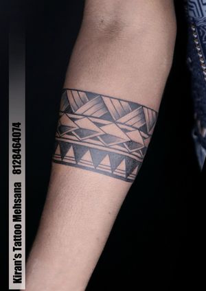 Band Tattoo | Maori Band Tattoo | Half sleeve Tattoo