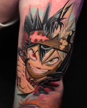 ❌ Asta from Black Clover Anime ❌#tattoo #tatuaż #tatuaze #anime #manga #otaku #asta #blackclover #kreskowka #tatuazanime #kolortattoo #tatuazkolorowy #lokiec #warszawa #polska #polandtattoos