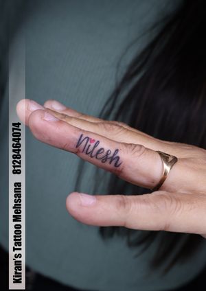 Finger Tattoo | Name Tattoo