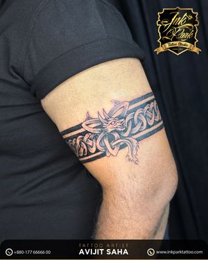 Armband Tattoo by InkPark Tattoo Studio - The Best Tattoo Artist (Avijit Saha) In Dhaka, Bangladesh.  