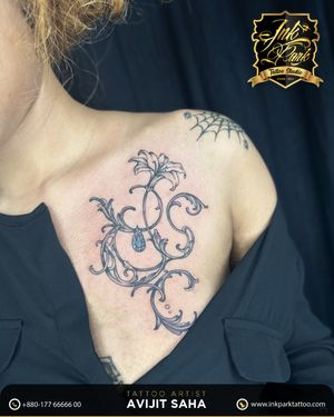 Ornamental Tattoo by InkPark Tattoo Studio - The Best Tattoo Artist (Avijit Saha) In Dhaka, Bangladesh.   