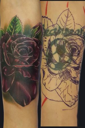 Colour Flower cover up 