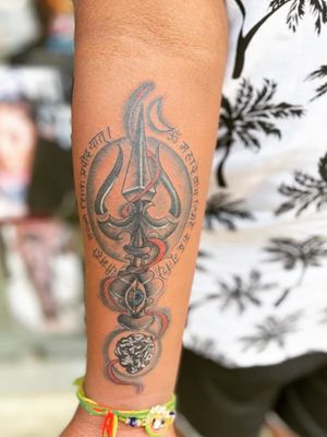 Trishultattoo // Piyush tattoo artist #piyushtattooartist 
