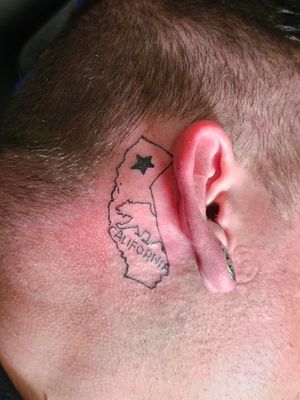 California state outline done by myself