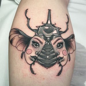 Lady face beetle 