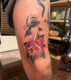 Traditional Rose I did on my brother!