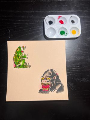 Frog and Gorilla Flash!