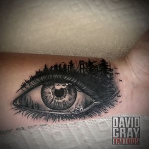 unique eye tattoo