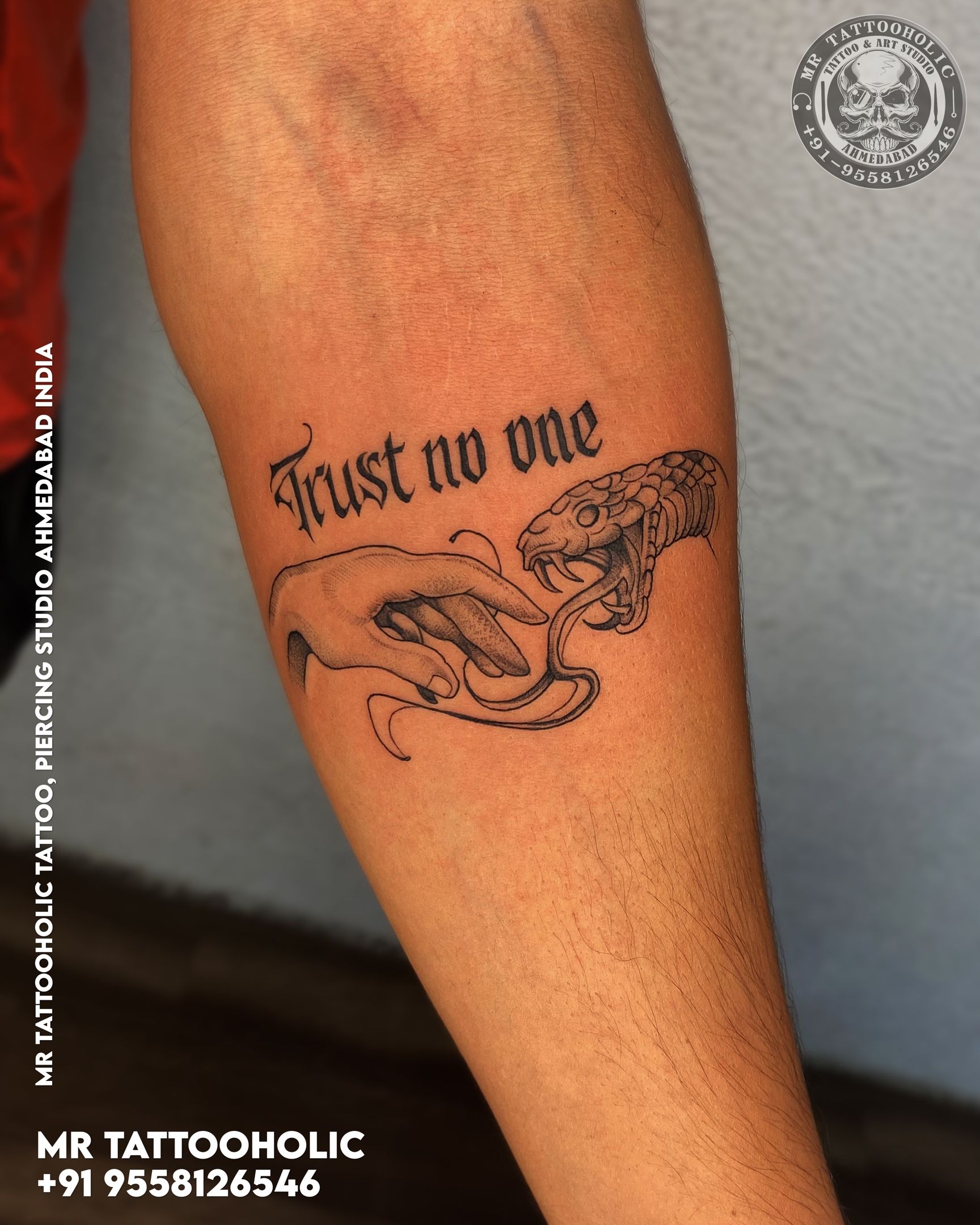 Trust No One Semi-Permanent Tattoo. Lasts 1-2 weeks. Painless and easy to  apply. Organic ink. Browse more or create your own. | Inkbox™ |  Semi-Permanent Tattoos