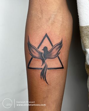 Bird Tattoo made by Ganesh Prasad at Circle Tattoo Bangalore